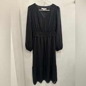 Ann Taylor LOFT Elegant Black Dress